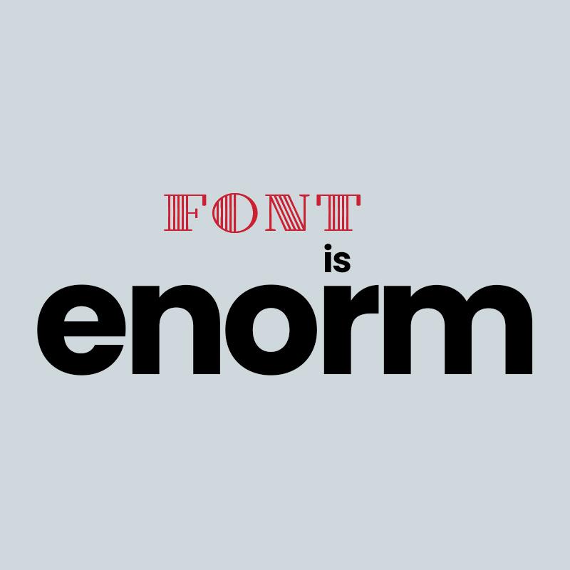 Redbanana Webdesign logos | font is enorm